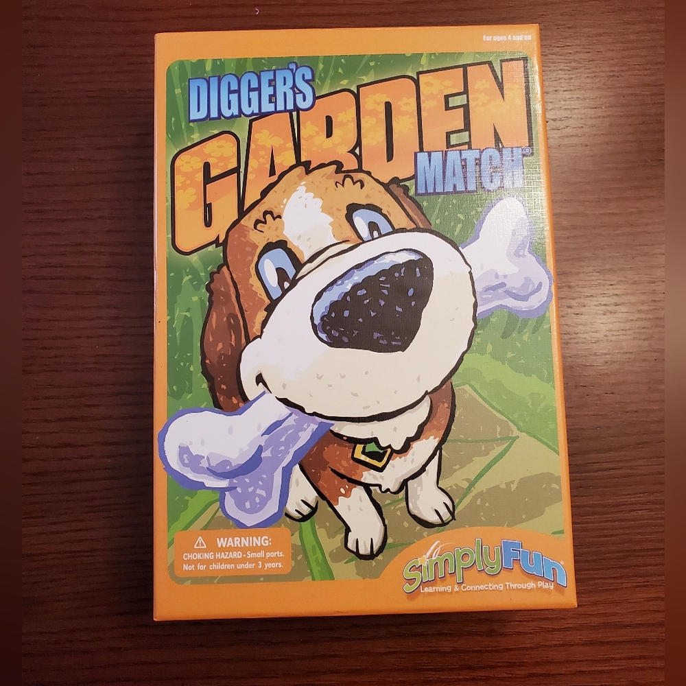 Simply Fun Digger's Garden Match Game ages 4+